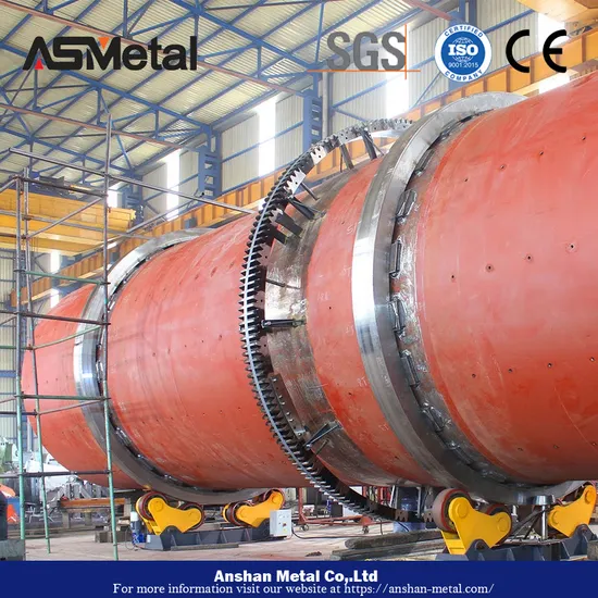 Энергосберегающая горизонтальная вращающаяся печь для извести в Китае