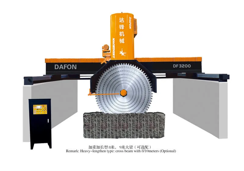 Big Automatic Granite Marble Rock Stone Polishing Grinding Machine/CNC Block Cutting Bridge Saw Cutter/Limestone Edge Grinder Processing Equipment Manufacturer