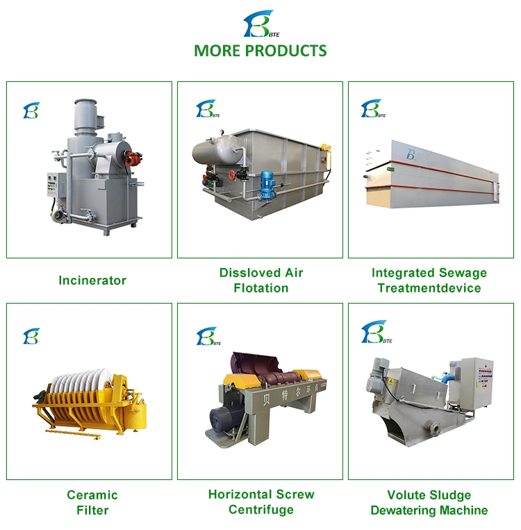 Dissolved Air Flotation Wastewater Treatment Machine Daf for Cow Pigs Chicken Slaughtering House Sewage Treatment